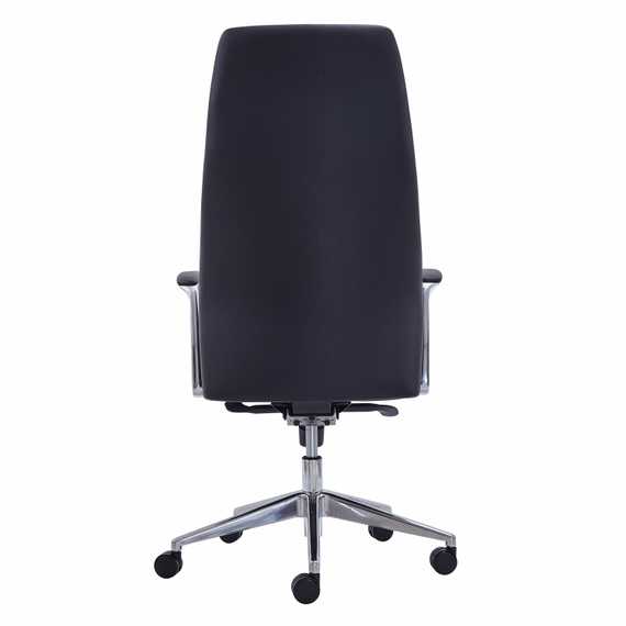 Кресло BRABIX PREMIUM "Adept EX-752", синхромеханизм, алюминий, экокожа, черное, 532930