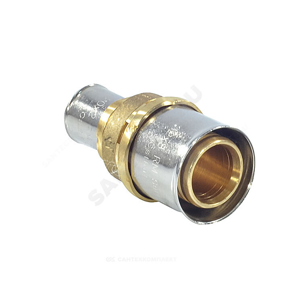Муфта переходная для МП/PE-X труб латунь пресс Дн 32х26 RM103 Giacomini RM103Y022