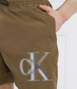 Шорты для плавания Calvin Klein Swimwear - коричневый(KM0KM00800)