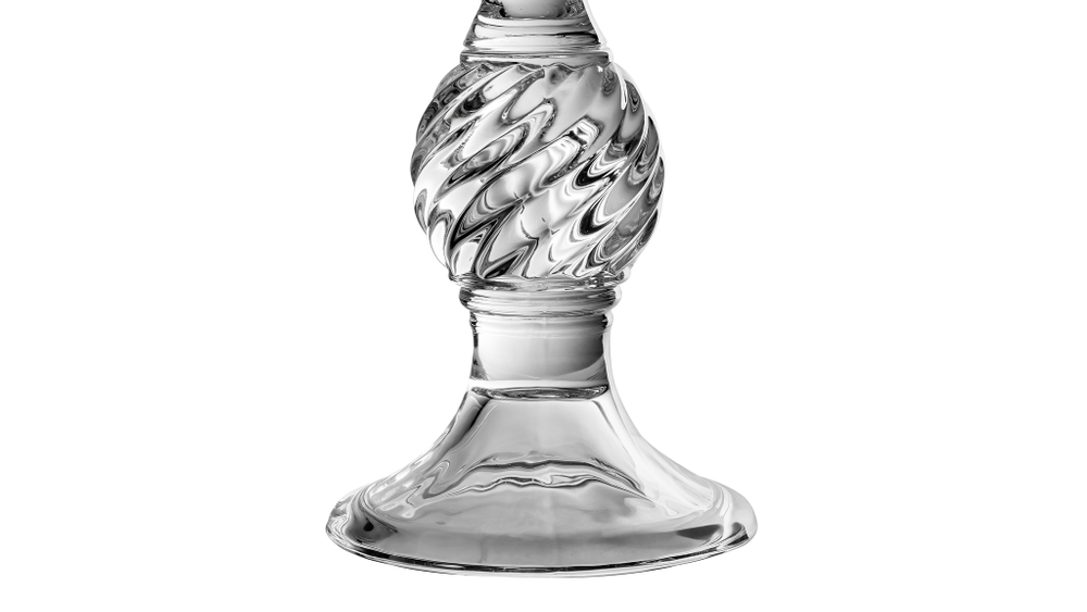 Подсвечник стеклянный 12х30см Rasteli