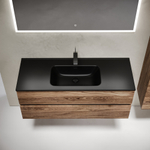 Тумба подвесная под раковину Sancos Urban, дуб чарльстон 1190х450х550, арт. UR120-1ECH