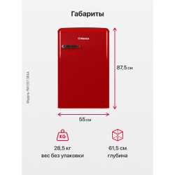 Отдельностоящий холодильник Hansa FM1337.3RAA