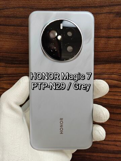 Задняя крышка OРИГИНAЛ для Honor Magic 7 (PTP-N29) - задняя стеклянная панель. Цвет: Чёрный / Black