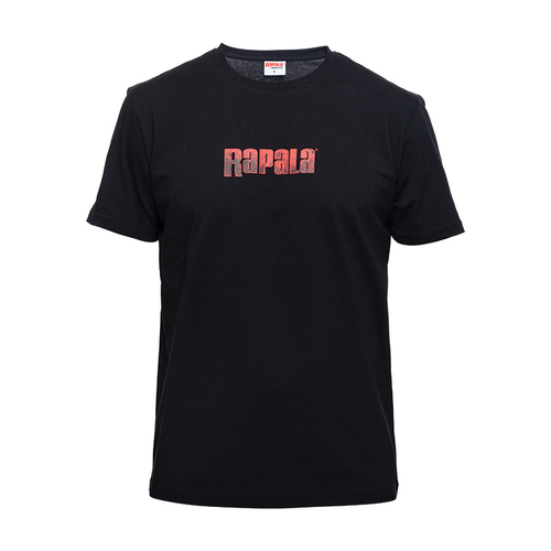 Футболка RAPALA черная logo Splash размер S