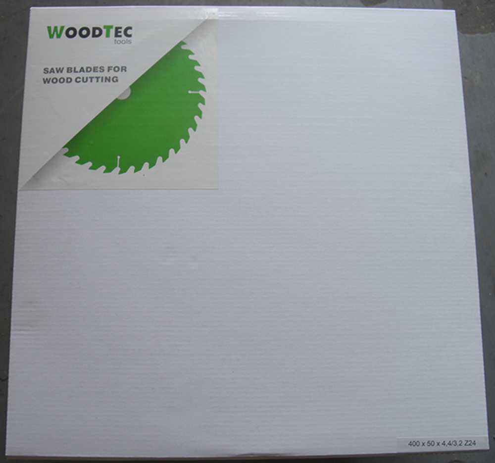 Пила дисковая Ø400 х 50 х 4,4/3,2 Z24 WZ WoodTec