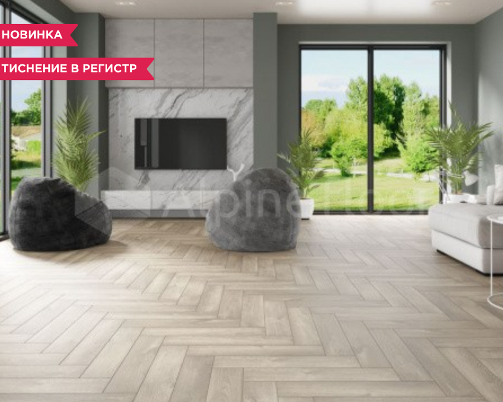 Каменно-полимерная плитка PARQUET LIGHT ECO 13-5