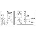 Комплект унитаза с инсталляцией Roca Victoria Pack Rimless 893105010 с сиденьем Микролифт без клавиши смыва