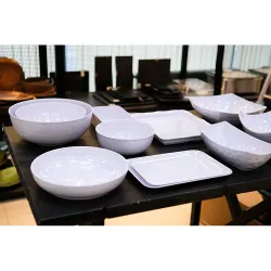 Салатник 3000 мл 28*10,5 см круглый White пластик меламин P.L. Proff Cuisine