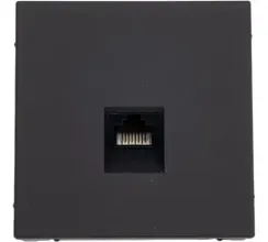 Розетка RJ45 Systeme Electric ARTGALLERY 5Е категория карбон 41065
