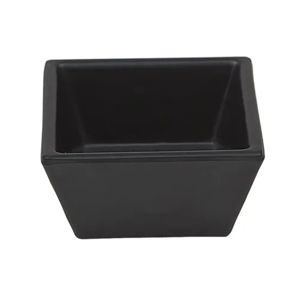 Соусник 30 мл 5,5*5,5 см h3 см квадрат. Black Finish пластик меламин P.L. Proff Cuisine