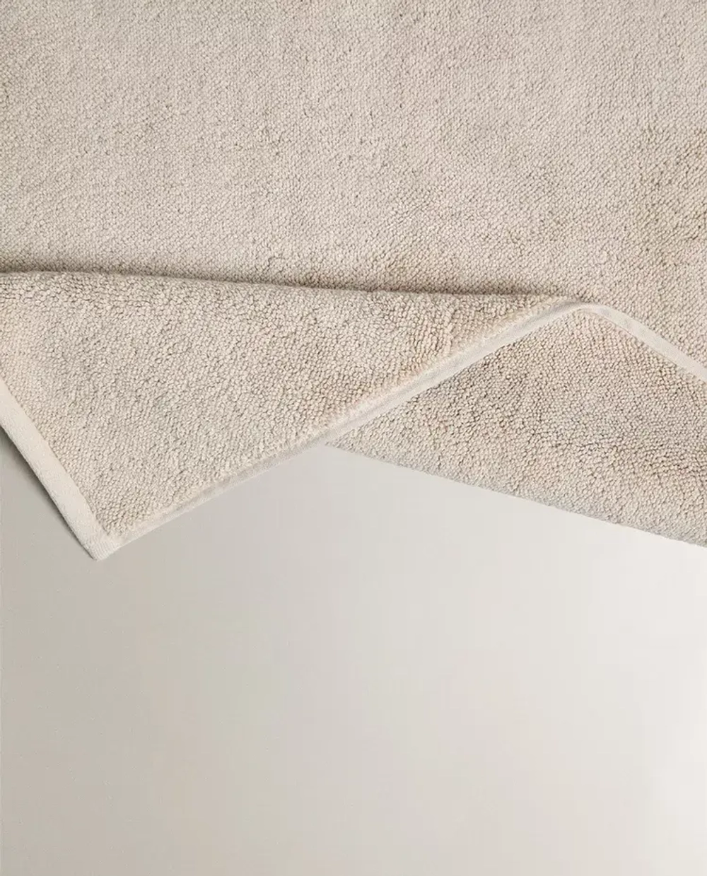 ZARA HOME КОВРИК ДЛЯ ВАННОЙ, ИЗ ХЛОПКА С РЕЛЬЕФНЫМ УЗОРОМ, БЕЖЕВЫЙ