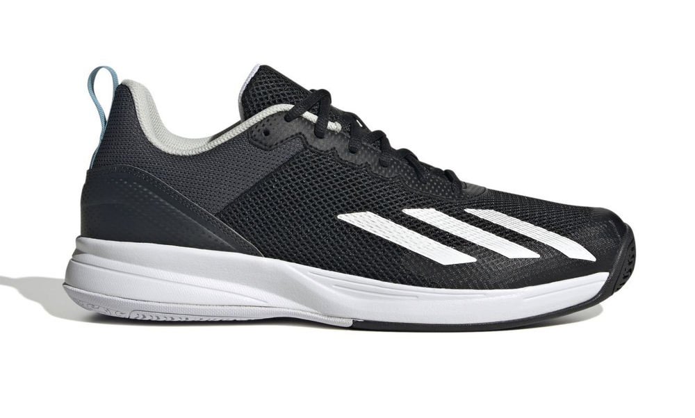 Мужские кроссовки теннисные Adidas Court Flash Speed - белый, черный