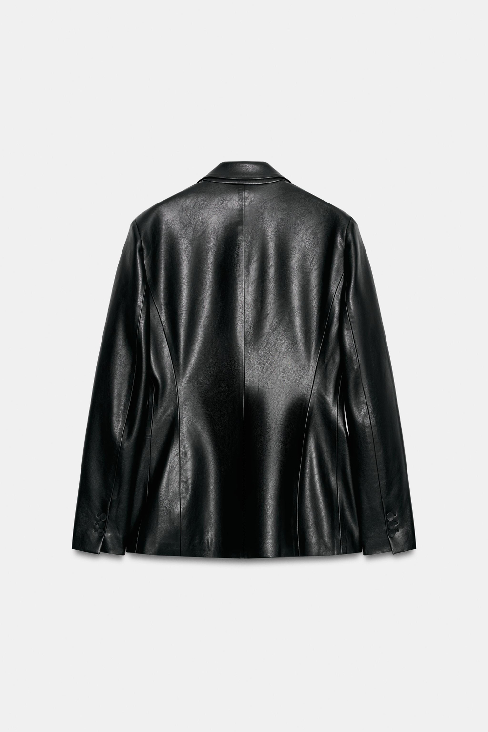 ZARA ДВУБОРТНЫЙ БЛЕЙЗЕР, ЧЕРНЫЙ