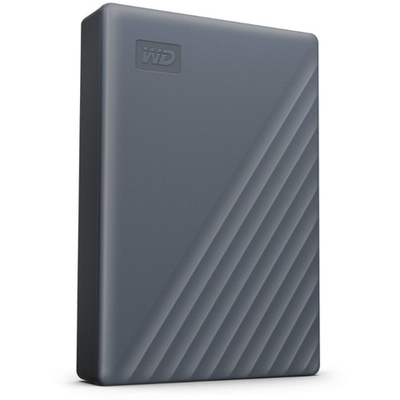 Внешний жесткий диск 4TB Western Digital WDBRMD0040BGY-WESN, My Passport 2.5", USB 3.2 Gen1, USB-C Silicon Grey