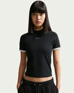 Футболка женская NIKE W NK SS FITTED TOP GLS