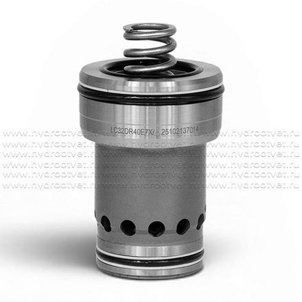 LC32DR40E7X/ - Логический клапан (патрон) Ду32, функция - редукционный клапан давления, давление открытия 4 бар, E = без канавки для тонкого уплотнения, уплотнение NBR