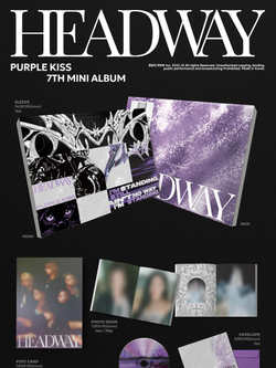 Альбом PURPLE KISS - HEADWAY 7th Mini Album