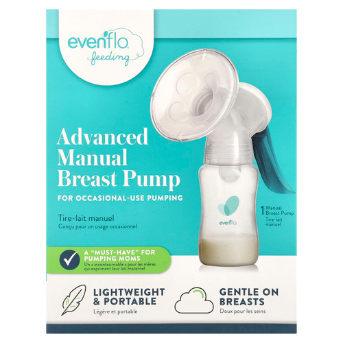 Evenflo Feeding, Усовершенствованный ручной молокоотсос, 1 шт.