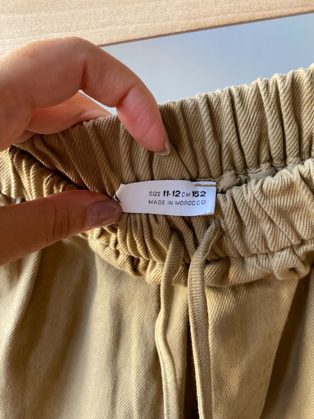 Хлопковые брюки Zara, 152