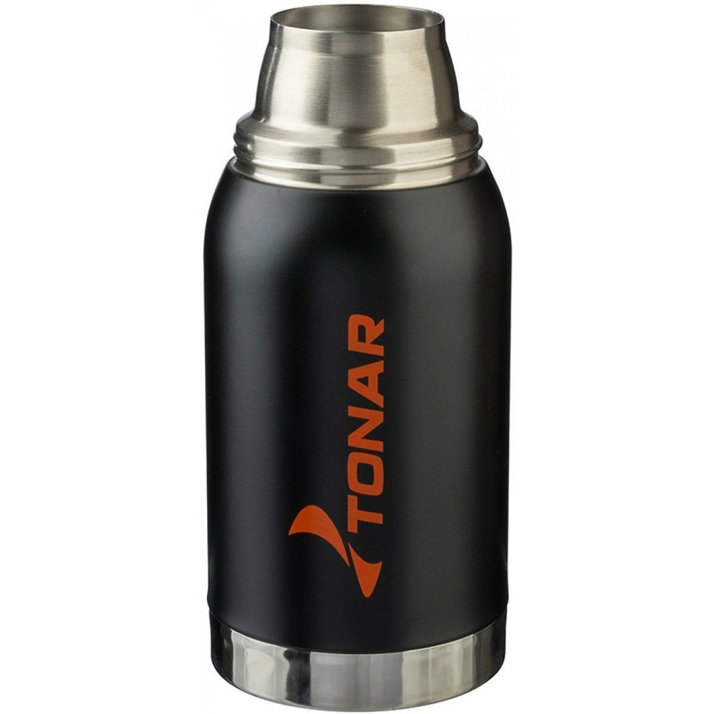 Термос (HS.TM-040) 1200ML черный (2 крышки-кружки)