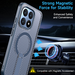 Прозрачный чехол Mesh Pro Magnetic Case для Xiaomi 15T