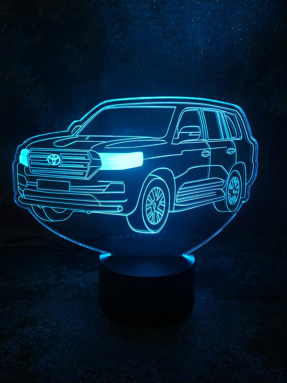Светильник "Автомобиль - Toyota Land Cruiser" (Тайота )