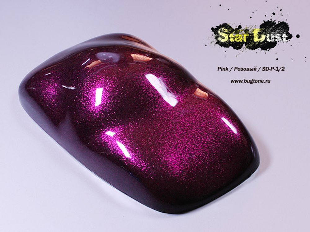 Star Dust флейки Pink  / Розовый 100/200 мкр 50 гр