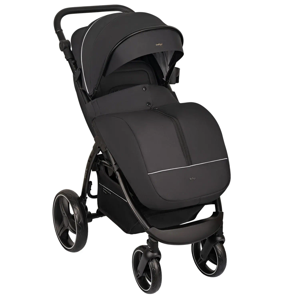 Коляска прогулочная Indigo Epica XL (черный)