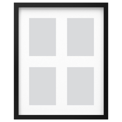 IKEA RÖDALM  (ИКЕА РЁДАЛМ)  -  Рамка на 4 фото - чёрная 40x50 см