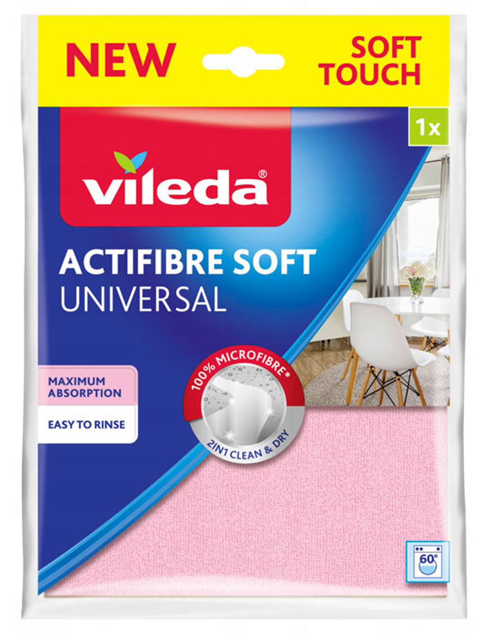 Салфетка Vileda Actifibre Soft универсальная (1 шт)