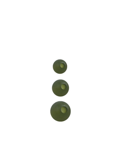 Бусины резиновые для монтажа рыболовных оснасток Rubber Bead LIGHT GREEN XA-9261 №6