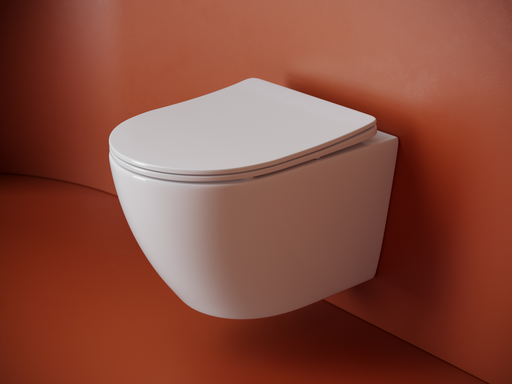 Подвесной унитаз Ceramicanova Уно (Uno) смыв Торнадо 490x360x360 белый