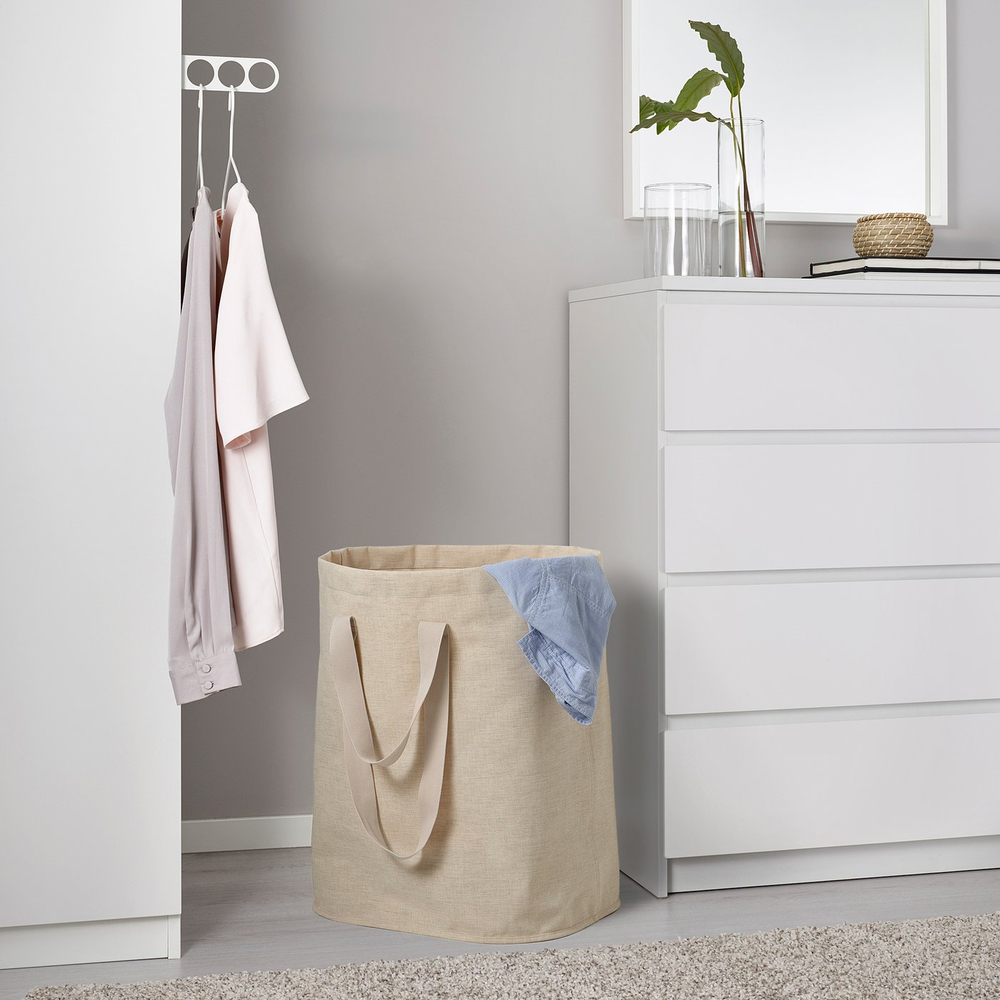 IKEA PURRPINGLA  (ИКЕА ПУРРПИНГЛА)  -  Сумка для белья - бежевый 100 л