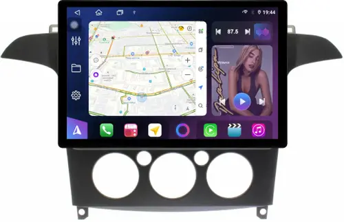 Магнитола для Ford S-Max, Galaxy 2 2006-2015 (кондиционер) - FarCar GX877 монитор 13" 2K QLED на Android 14, S500+TS20, Быстрейшая, CarPlay, 4G SIM-слот