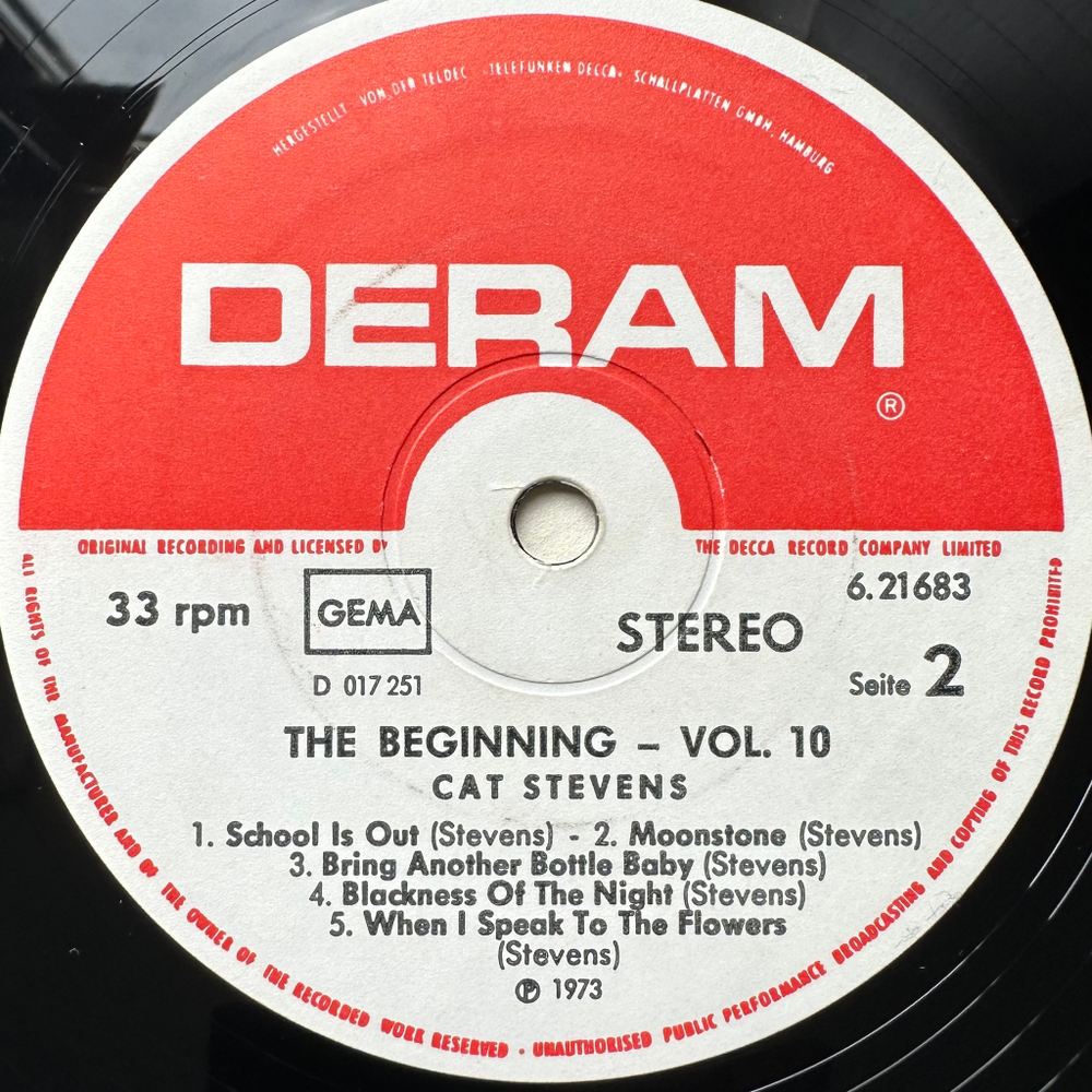 Cat Stevens - The Beginning - Vol. 10 (Германия)