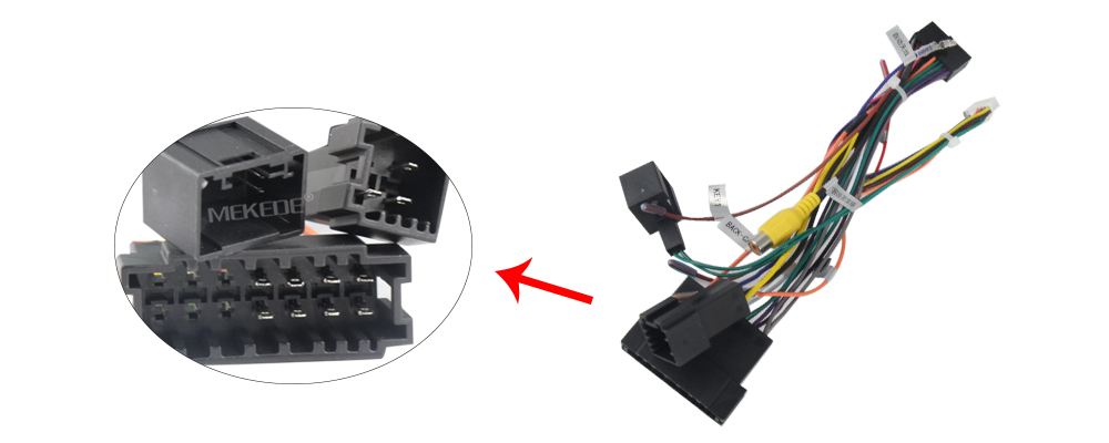 Установочный комплект для MERCEDES E класс W211/S211 2002-2009, CLS W219 2004-2010  KUBERG MKD-M811-P4N