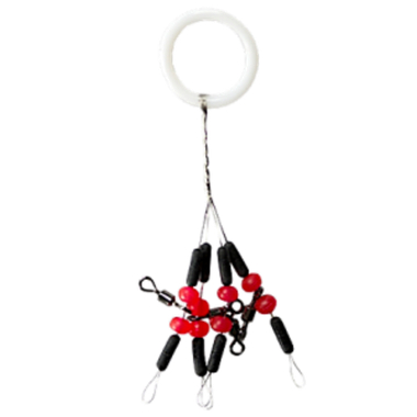 Стопор EcoPro + Вертюг EP-403-1.0  4шт Black-Red