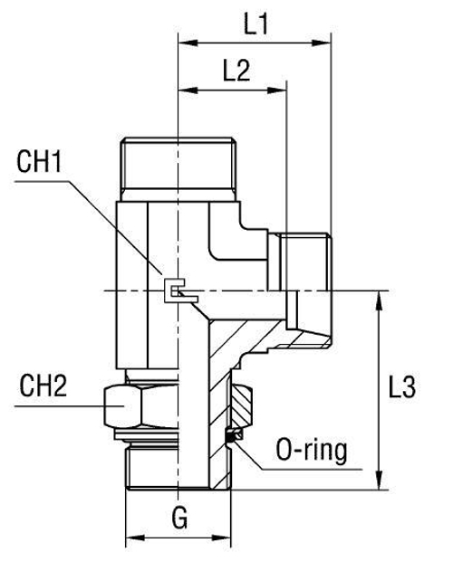 Штуцер FRLG DS30 BSP 1.1/4 (корпус)