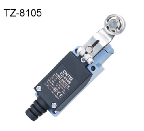 TZ-8105 Конечный выключатель с поворотным рычагом (металлический ролик)