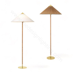 Floor design lamp Gulvlampe Bamboo by GUBI