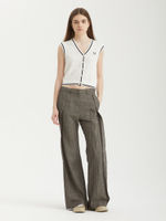 Женский Жилет Button-through Textured Knit