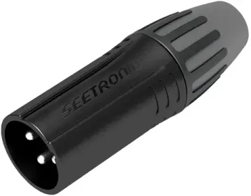 Seetronic SCMM3-B Кабельный разъём XLR "папа", 3-контактный.