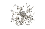 Бра Crystal Lux GARDEN AP-PL3 D400 CHROME 1861/403