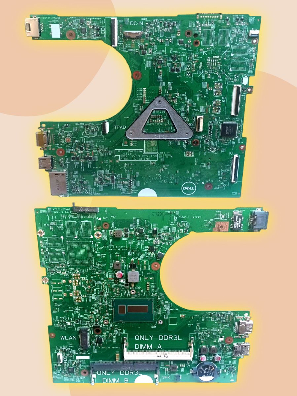 Материнская плата для ноутбуков DELL 3458 3558 P47F.