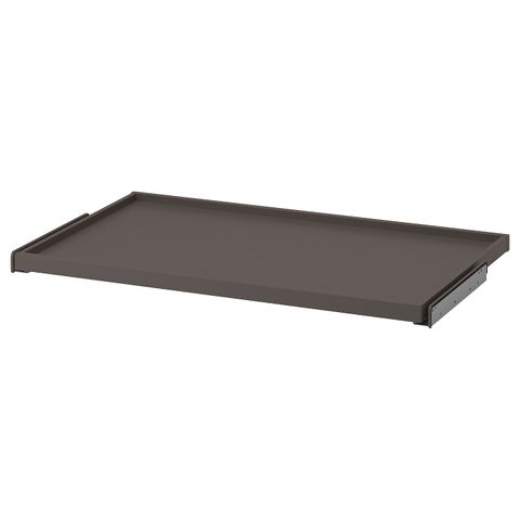 Полка выдвижная IKEA KOMPLEMENT (КОМПЛЕМЕНТ), Темно-серый, 100x58 см