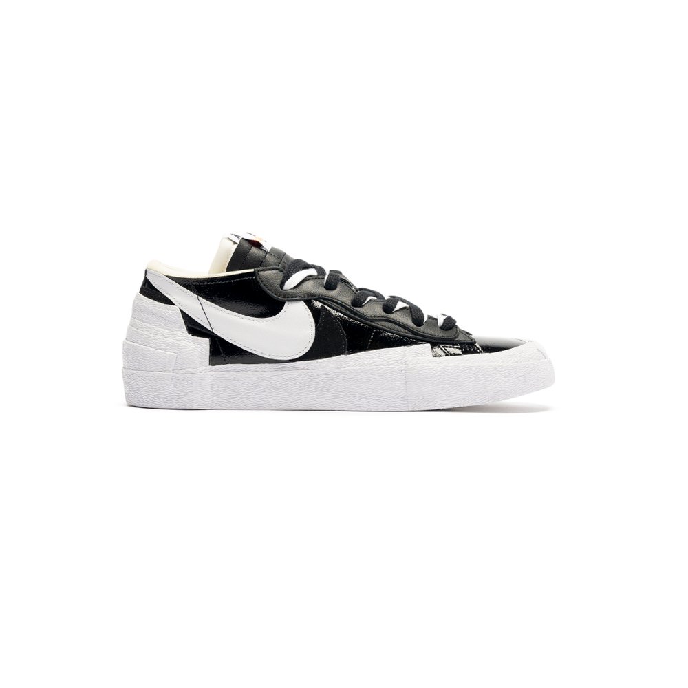 Кроссовки Nike Blazer Low x Sacai "Black Patent Leather"