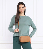 кожаная сумка через плечо 2в1 jet set logo Michael Kors - коричневый(32R3GJ6C4L)