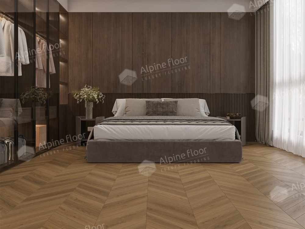 Ламинат Alpine Floor Chevron Art 12 мм Дуб Тибет 1.232 м2