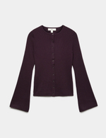 Короткий кардиган в рубчик из шерстяной смеси - Marks & Spencer