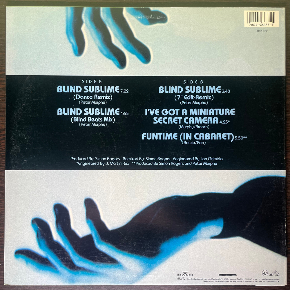 Peter Murphy ‎– Blind Sublime (США 1988г.) EP